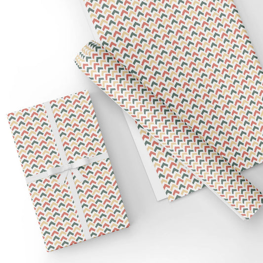 Arrow Red Green Flat Wrapping Paper Sheet Wholesale Wraphaholic