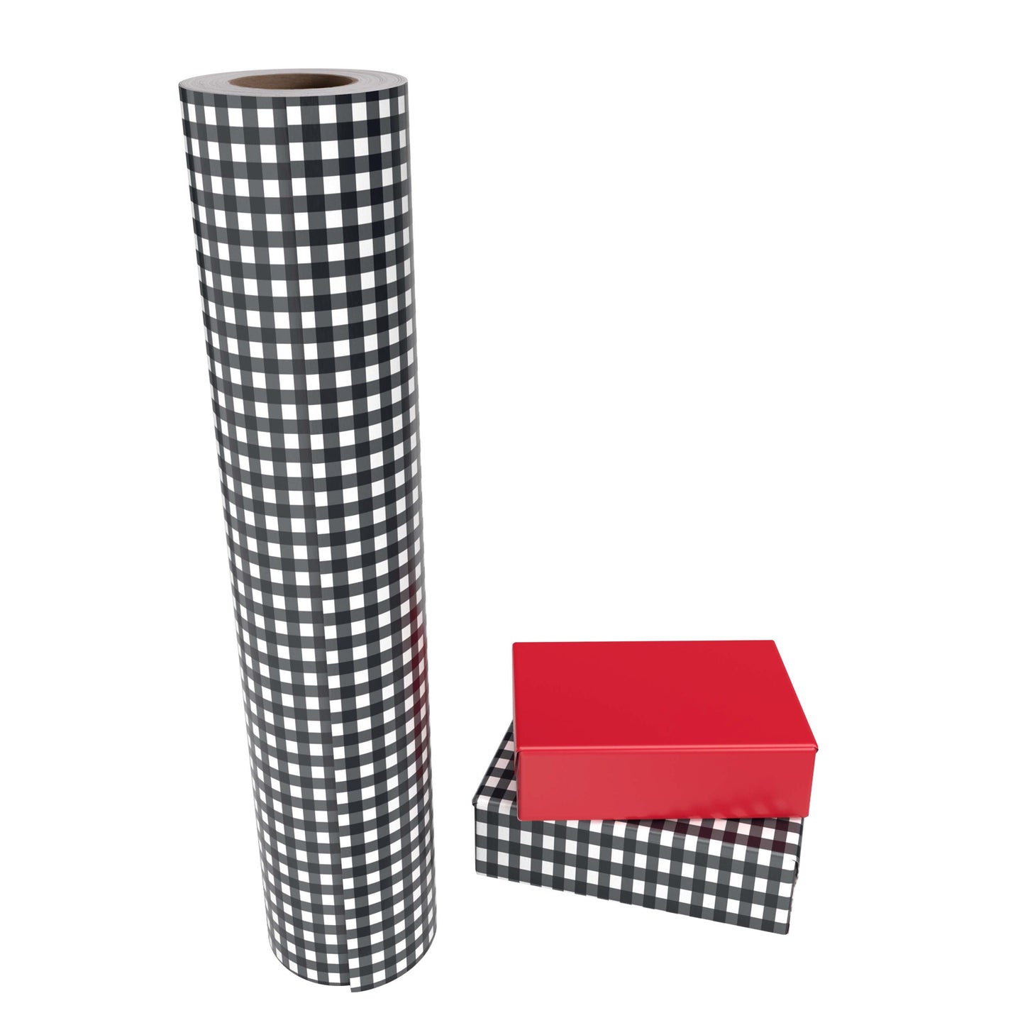 Buffalo Black Wrapping Paper with Red Color Packing Paper Supply Wrapaholic