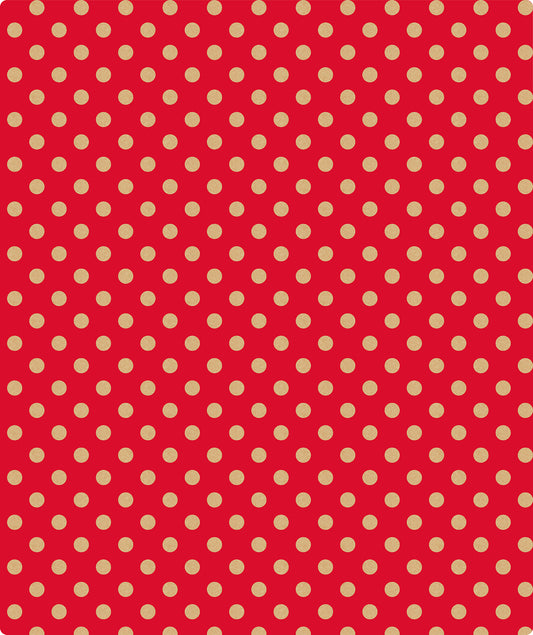 Red Polka Dot Christmas Kraft Wrapping Paper Roll RUSPEPA Wholesale Ream