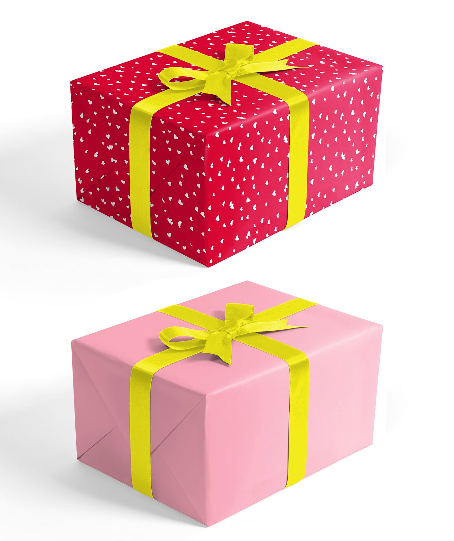 Sweetheart Red Wrapping Paper with Pink Color Packing Paper Supply Wrapaholic