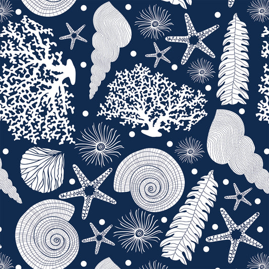 Ancient Sea Creatures Flat Wrapping Paper Sheet Wholesale Wraphaholic