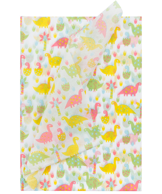 Baby Dinosaur Tender Tissue Paper 20" x 30" Bulk Wholesale Wrapaholic