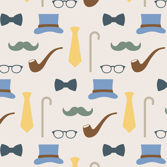 Bearded Pipe Flat Wrapping Paper Sheet Wholesale Wraphaholic