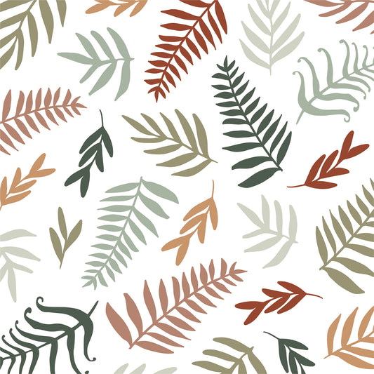 Boho Fern Flat Wrapping Paper Sheet Wholesale Wraphaholic