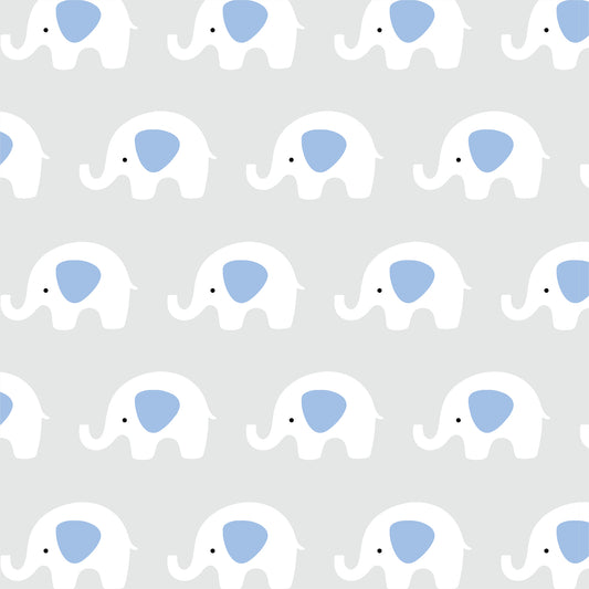 Baby Boy Elephant Flat Wrapping Paper Sheet Wholesale Wraphaholic
