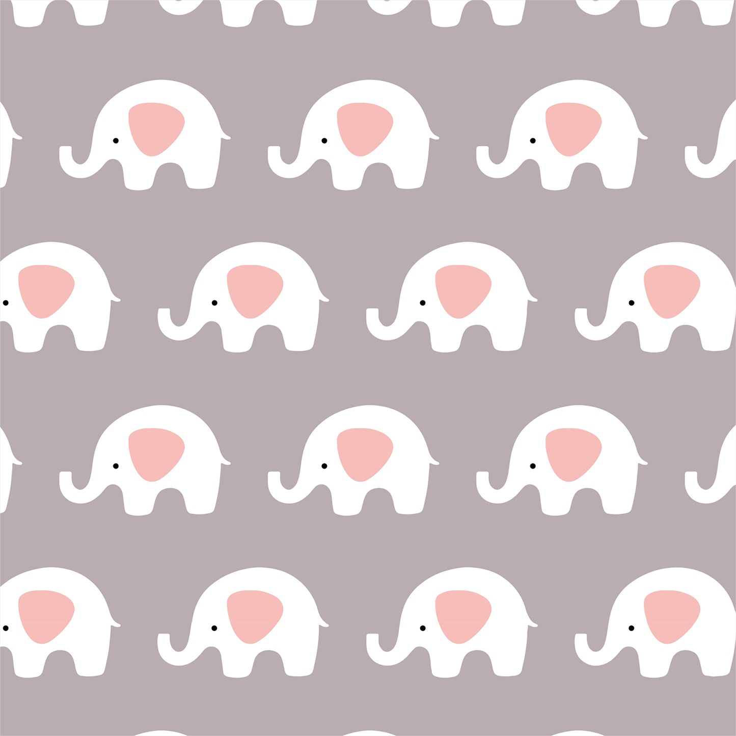 Baby Girl Elephant Flat Wrapping Paper Sheet Wholesale Wraphaholic