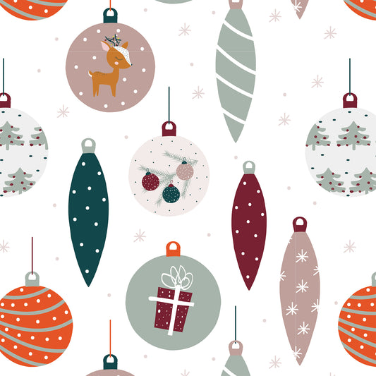 Christmas Ball Flat Wrapping Paper Sheet Wholesale Wraphaholic