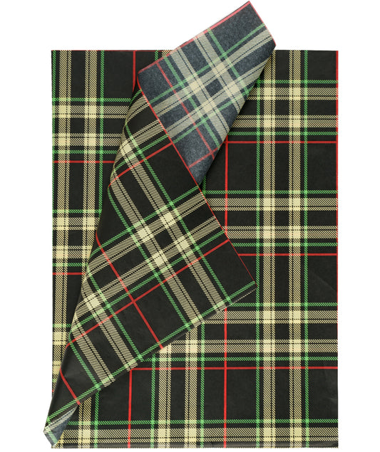 Christmas Buffalo Green & Red Checks Tissue Paper 20" x 30" Bulk Wholesale Wrapaholic