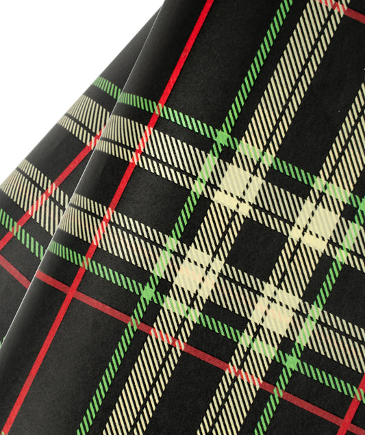 Christmas Buffalo Green & Red Checks Tissue Paper 20" x 30" Bulk Wholesale Wrapaholic