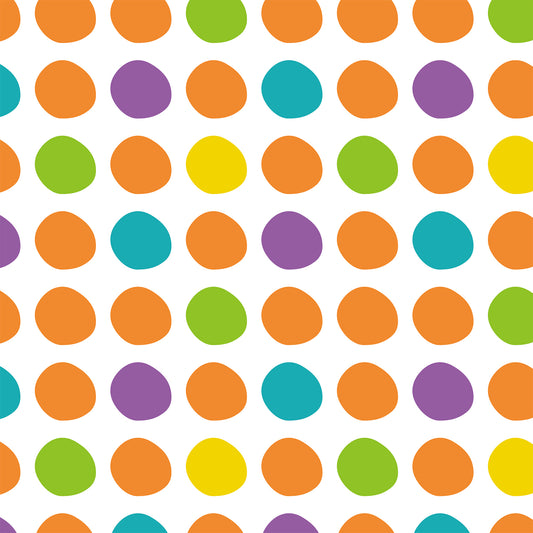 Coloured Polka Dot Flat Wrapping Paper Sheet Wholesale Wraphaholic