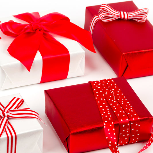 Embossed Cross Grain Wrapping Paper Roll Red Ream Wholesale Wrapaholic