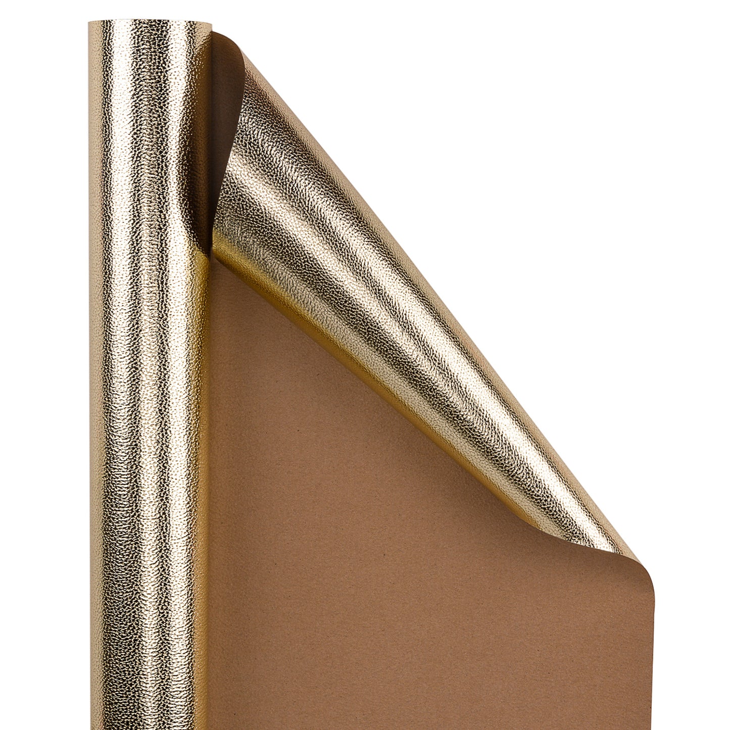 Embossed Litchi Grain Wrapping Paper Roll Glossy Gold Ream Wholesale Wrapaholic