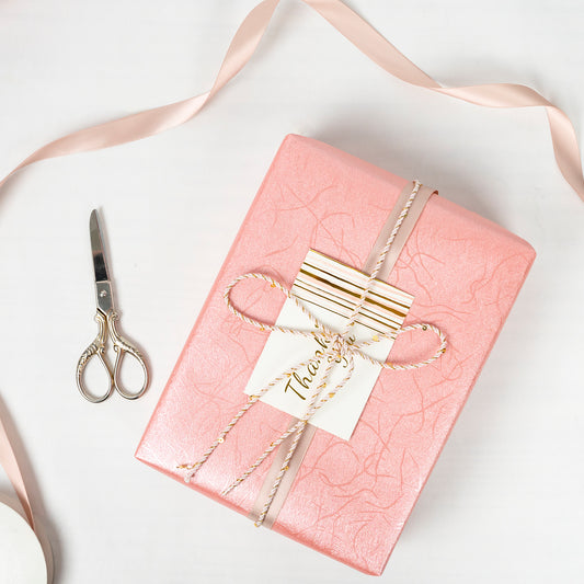 Embossed Lenny Grain Wrapping Paper Roll Light Pink Ream Wholesale Wrapaholic