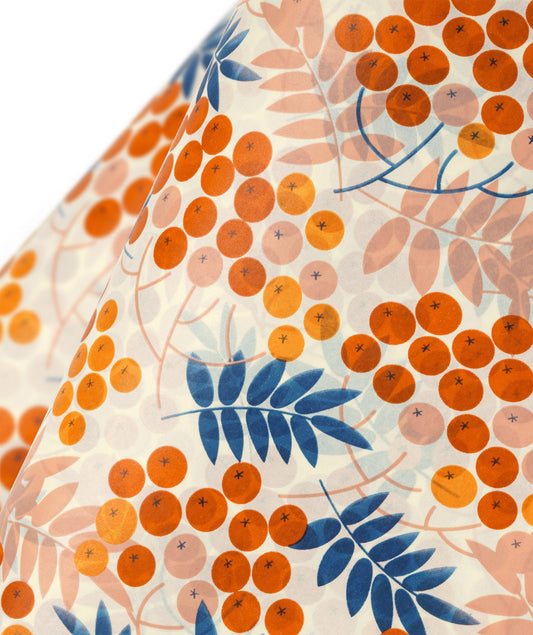 Fall Berries Tissue Paper 20" x 30" Bulk Wholesale Wrapaholic