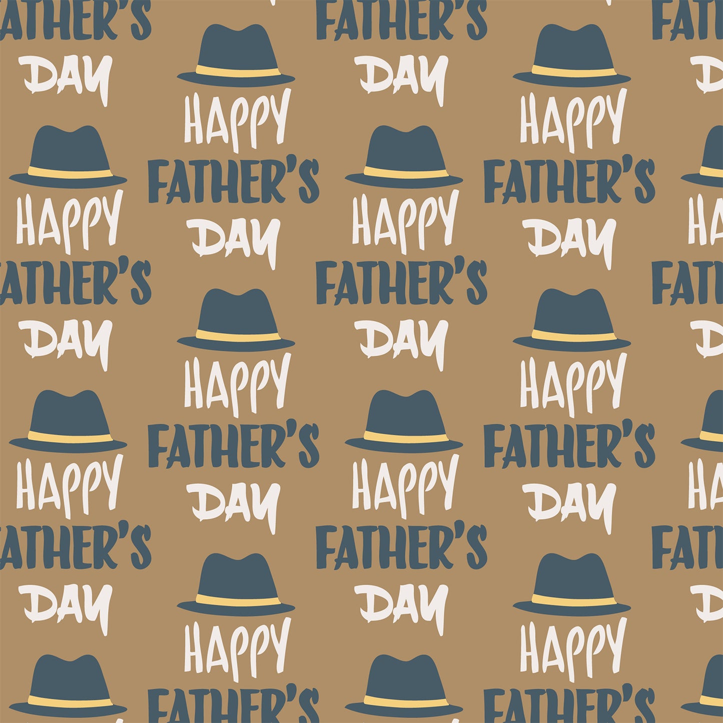 Father's Day Brown Flat Wrapping Paper Sheet Wholesale Wraphaholic