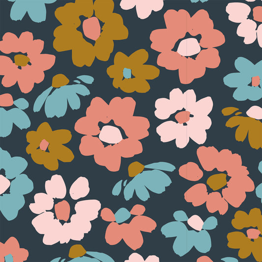 Flowers Flat Wrapping Paper Sheet Wholesale Wraphaholic