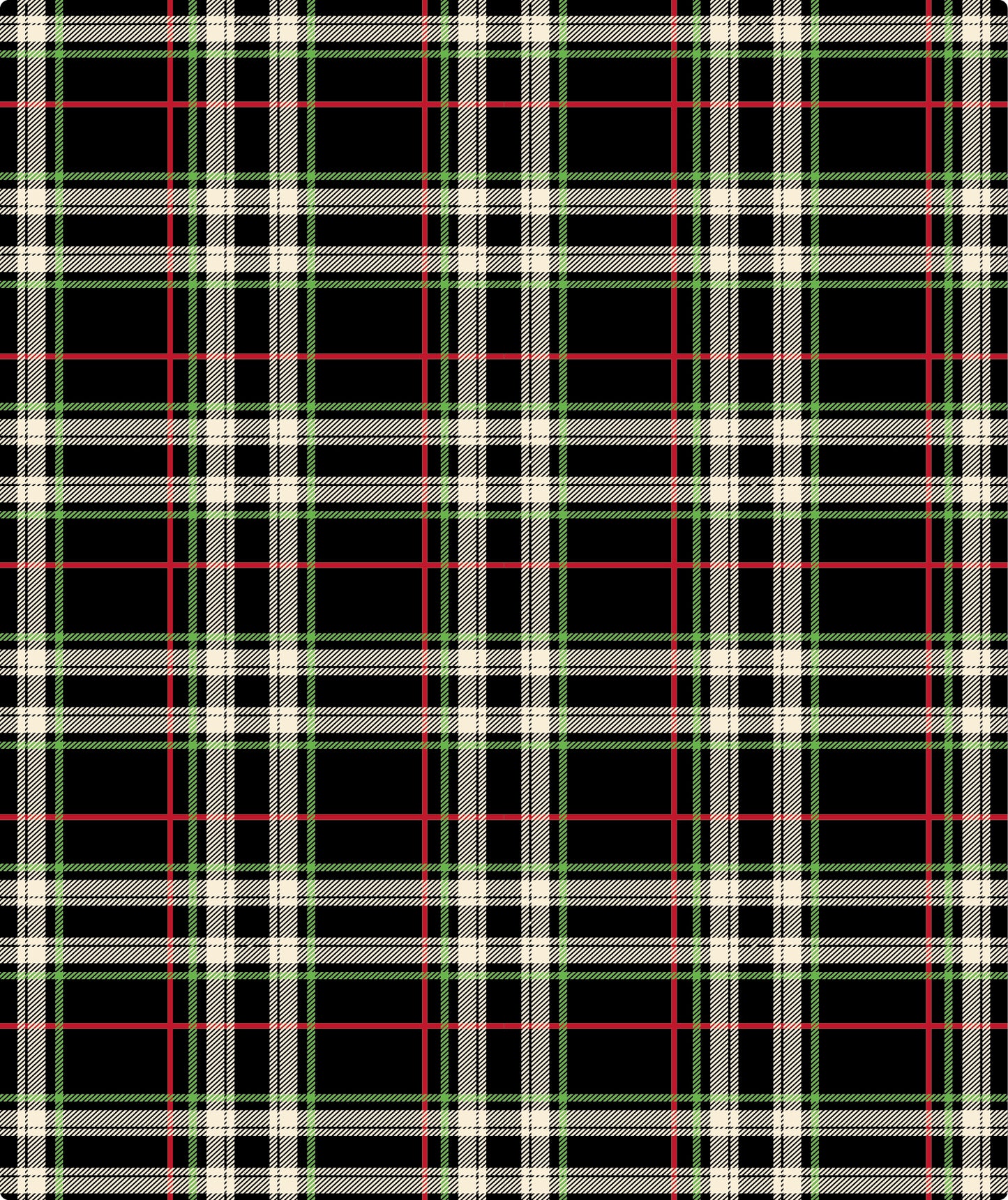 Green and Black Christmas Grid Wrapping Paper Roll Wholesale Wrapholic