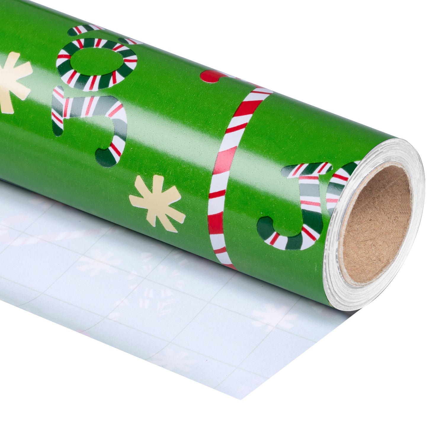 Green Christmas Candy Wrapping Paper Roll Wholesale Wrapholic