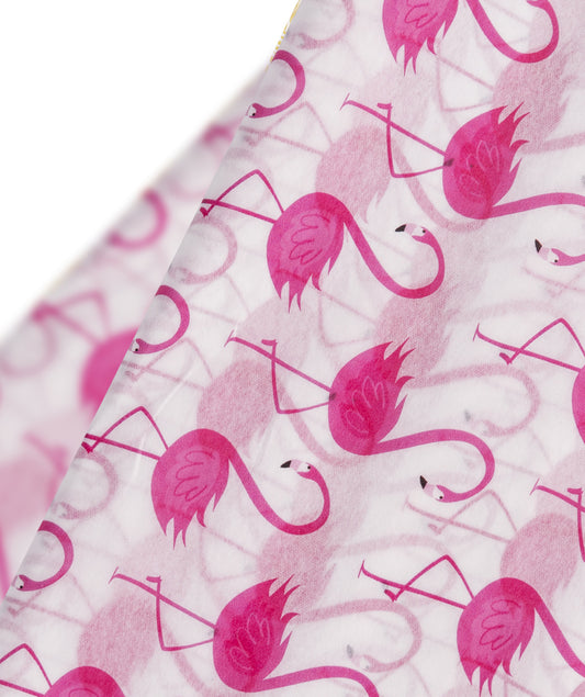 Hot Pink Flamingo Tissue Paper 20" x 30" Bulk Wholesale Wrapaholic