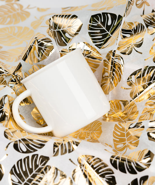 Jungle Monstera Tissue Paper 20" x 30" Bulk Wholesale Wrapaholic