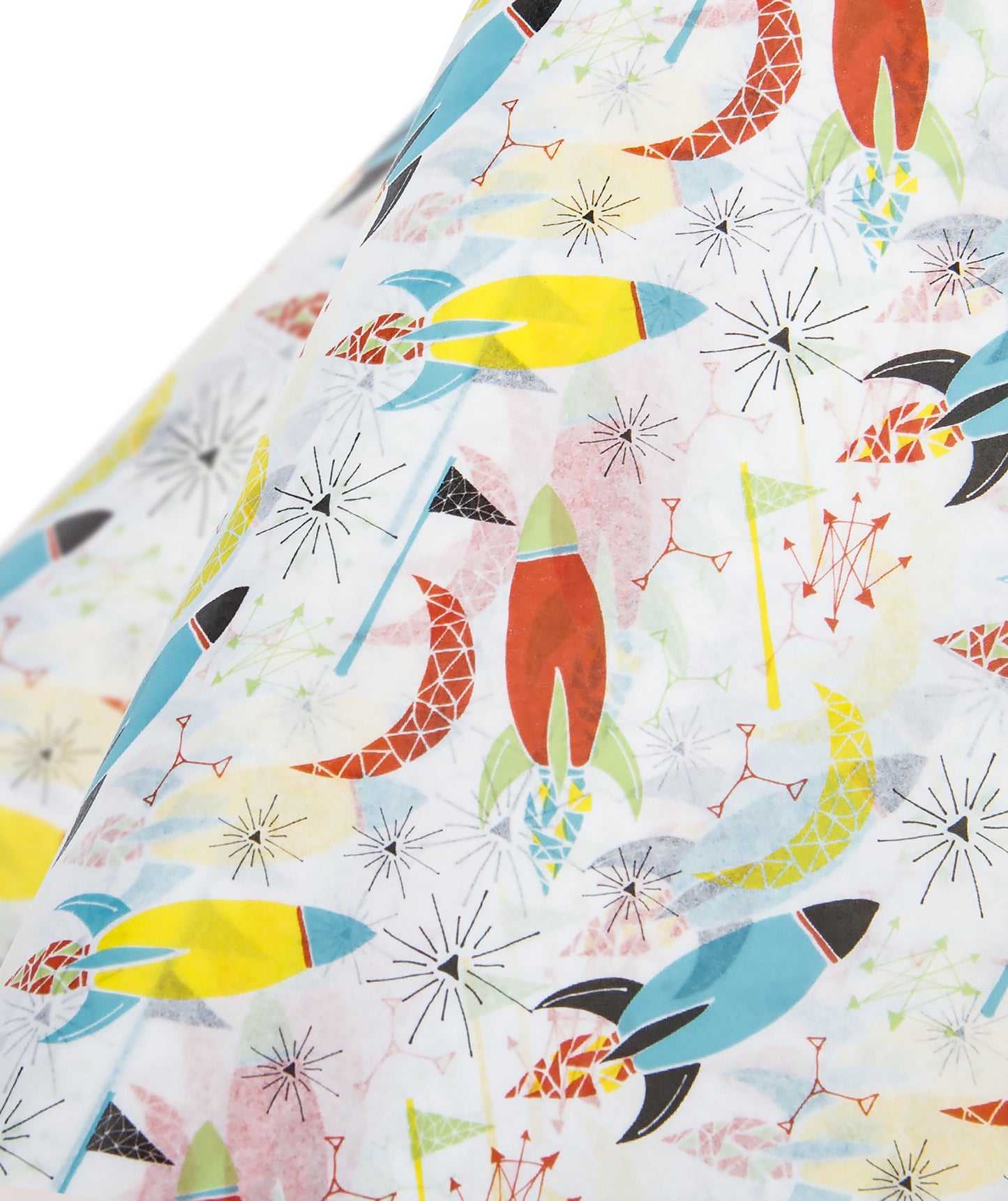 Kid's Space Rocket Tissue Paper 20" x 30" Bulk Wholesale Wrapaholic