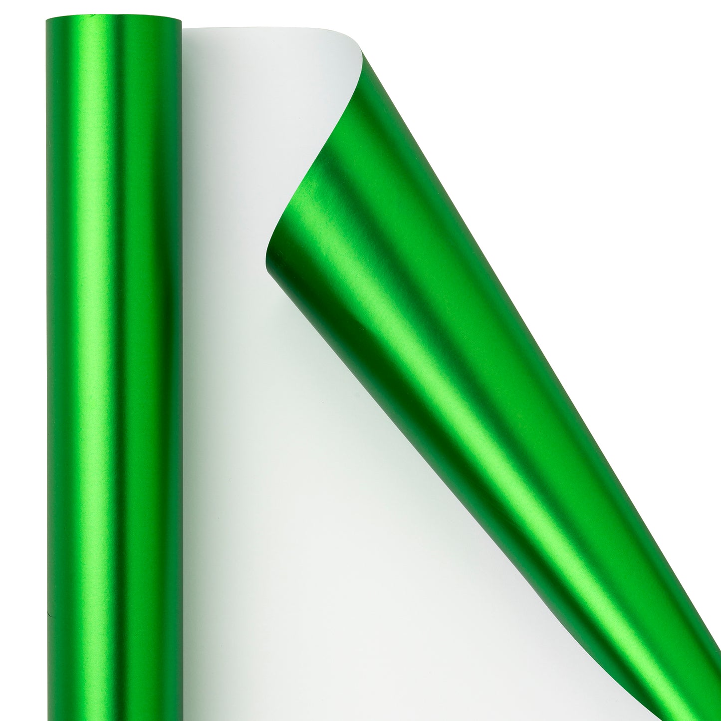 Matte Metallic Wrapping Paper Roll Apple Green Ream Wholesale Wrapaholic