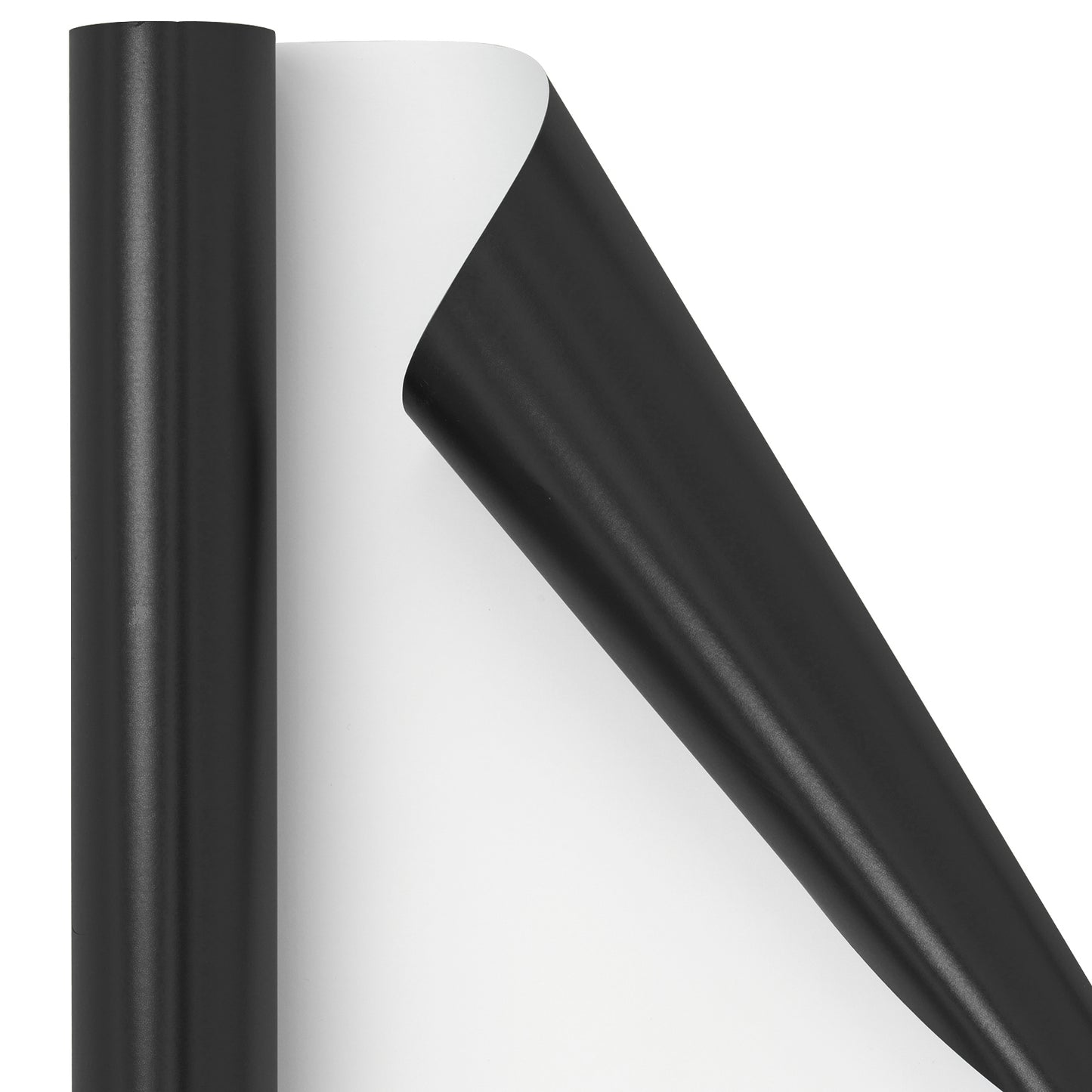 Matte Metallic Wrapping Paper Roll Black Ream Wholesale Wrapaholic
