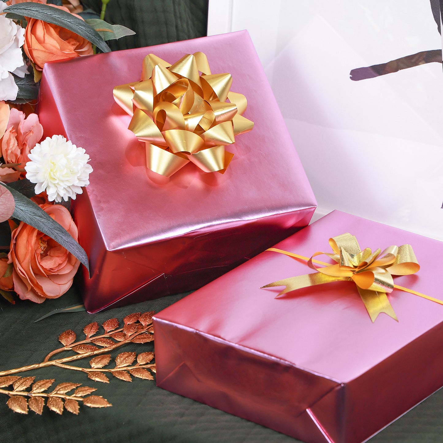 Matte Metallic Wrapping Paper Roll Plum Ream Wholesale Wrapaholic