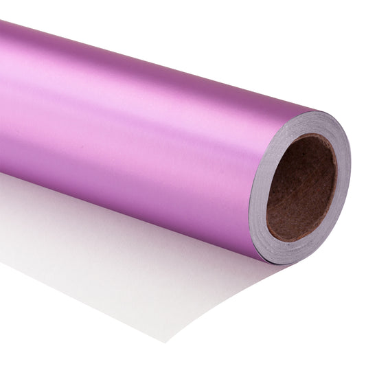 Matte Metallic Wrapping Paper Roll Plum Ream Wholesale Wrapaholic