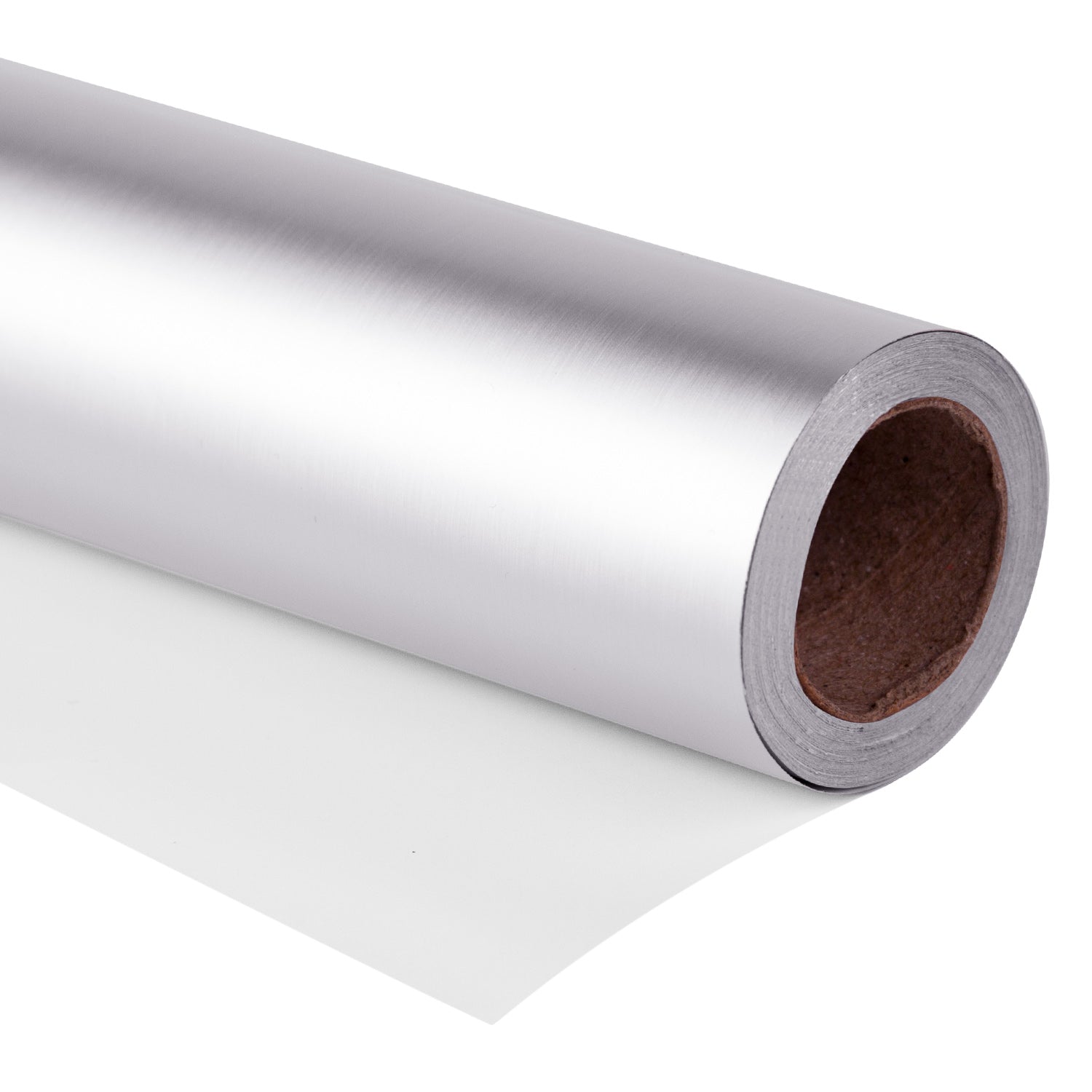 Matte Metallic Wrapping Paper Roll Silver Ream Wholesale Wrapaholic