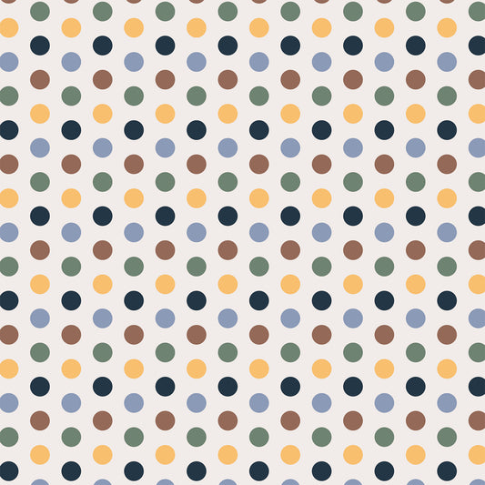 Multi Colored Polka Dots Flat Wrapping Paper Sheet Wholesale Wraphaholic