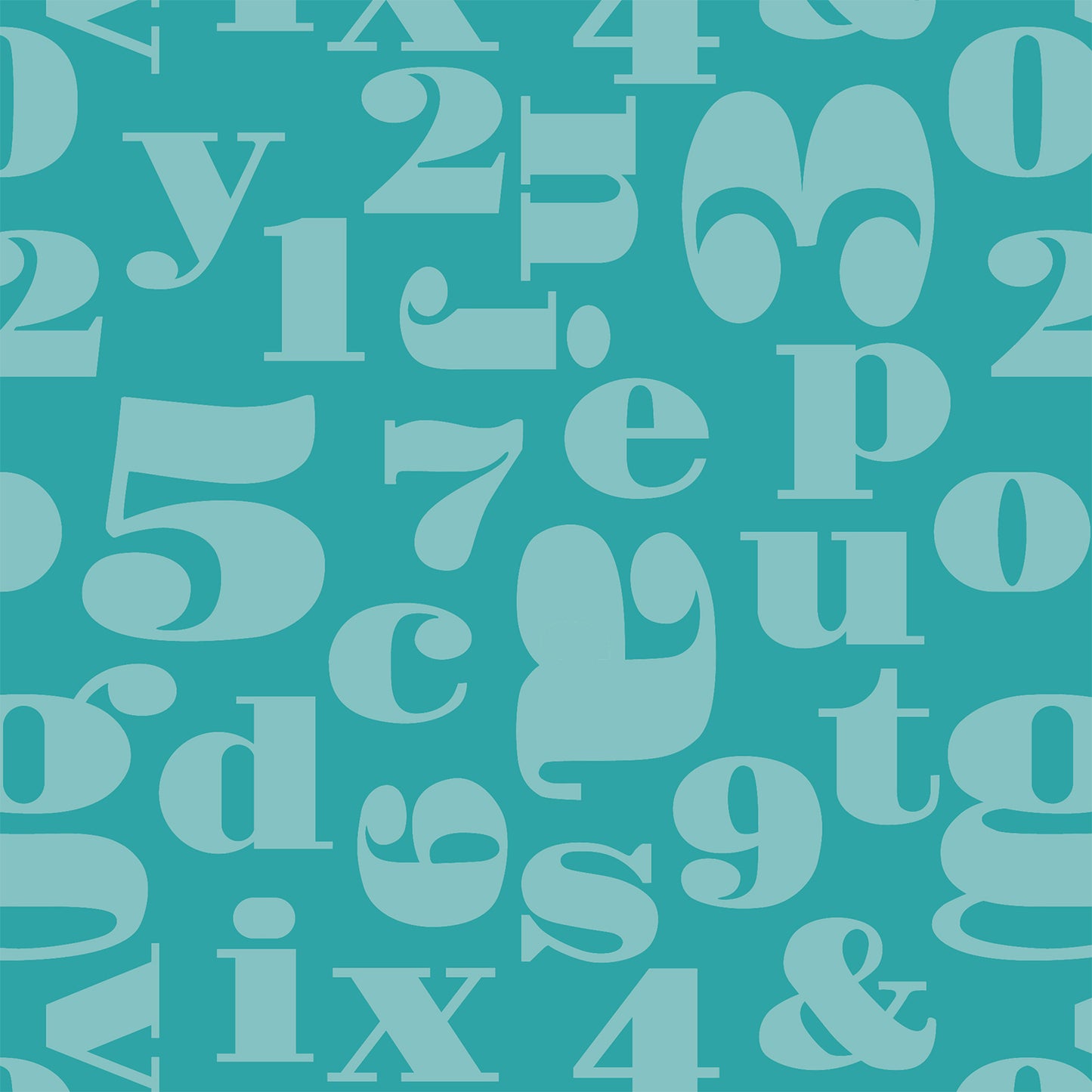 Numbers Flat Wrapping Paper Sheet Wholesale Wraphaholic
