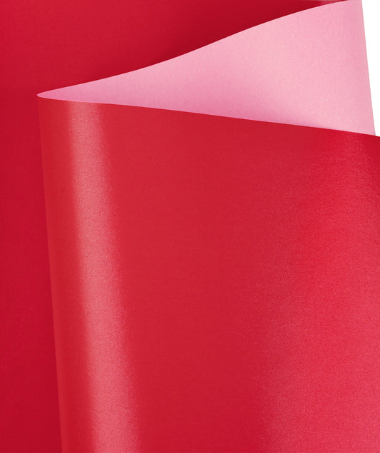 Pearl Gloss Wrapping Paper Roll Hot Red Ream Wholesale Wrapaholic