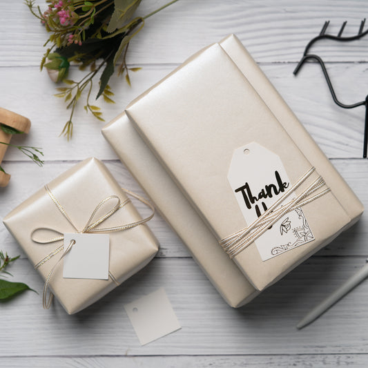 Pearl Gloss Wrapping Paper Roll Off White Ream Wholesale Wrapaholic