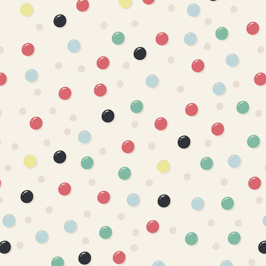 Polka Dot Light Color Flat Wrapping Paper Sheet Wholesale Wraphaholic