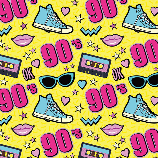 Pop 90s Flat Wrapping Paper Sheet Wholesale Wraphaholic