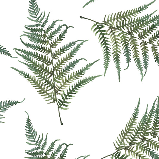 Tropical Fern Flat Wrapping Paper Sheet Wholesale Wraphaholic