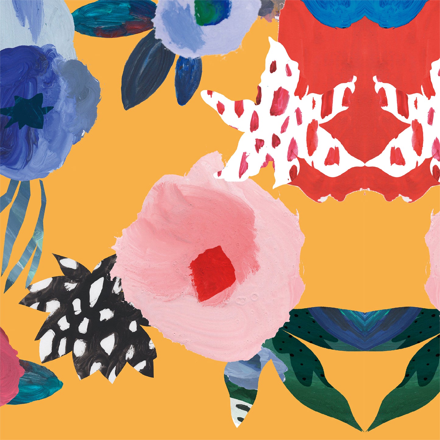 Tropical Tulip Flat Wrapping Paper Sheet Wholesale Wraphaholic