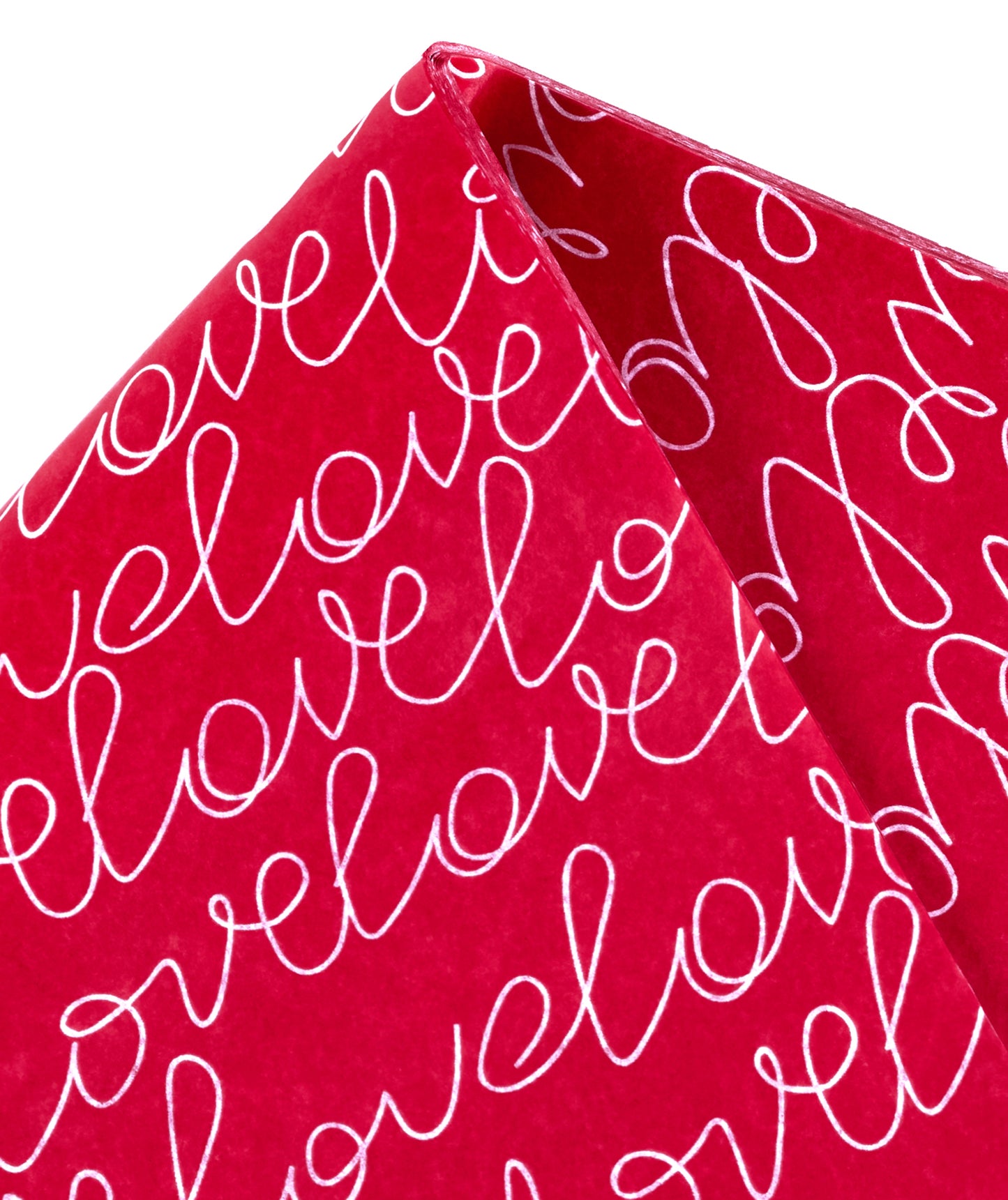 Valentine's Day Love Red Tissue Paper 20" x 30" Bulk Wholesale Wrapaholic