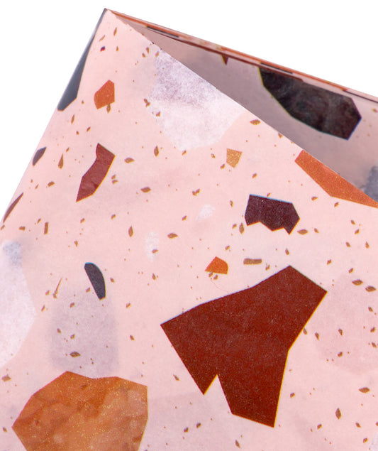 Warm Tone Terrazzo Tissue Paper 20" x 30" Bulk Wholesale Wrapaholic