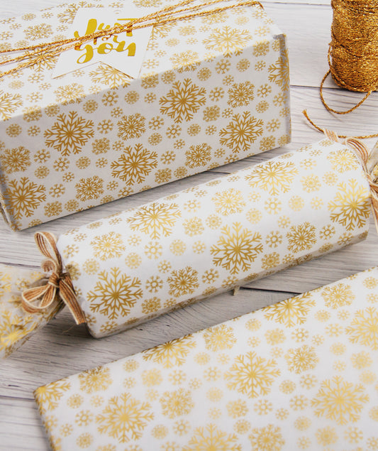 Winter Snow Flake Tissue Paper 20" x 30" Bulk Wholesale Wrapaholic