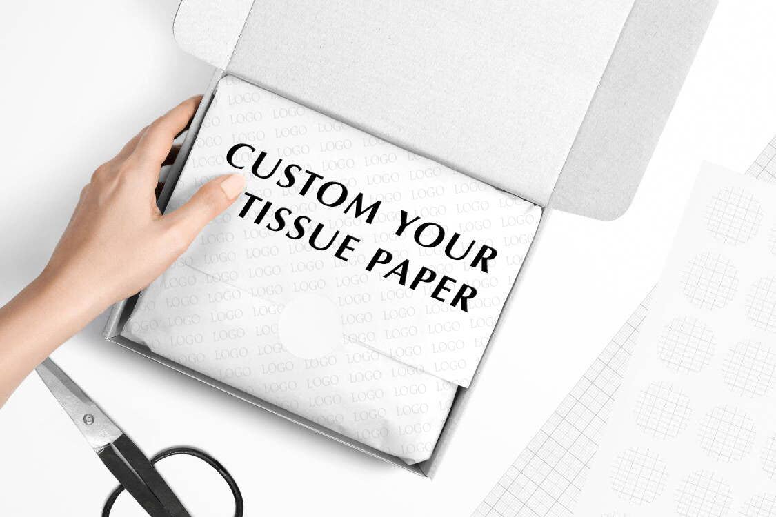 Personalized Printed Tissue Paper Anniversary customization