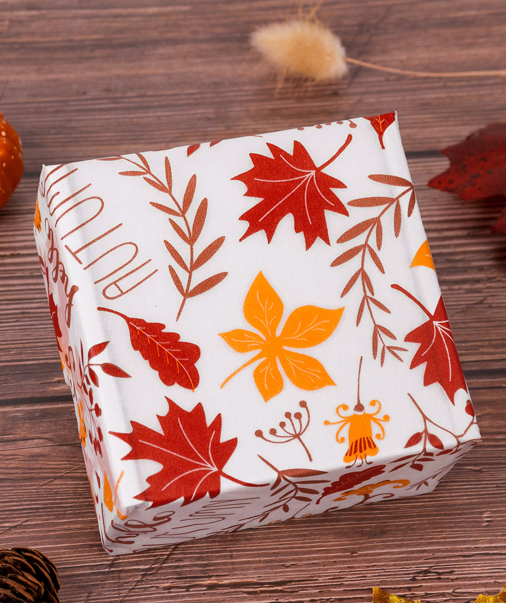 Autumn Maple Leaves Tissue Paper 20" x 30" Bulk Wholesale Wrapaholic