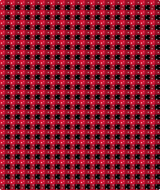 Black ＆ Red Bufffalo Grid Wrapping Paper Roll Wholesale Wrapholic