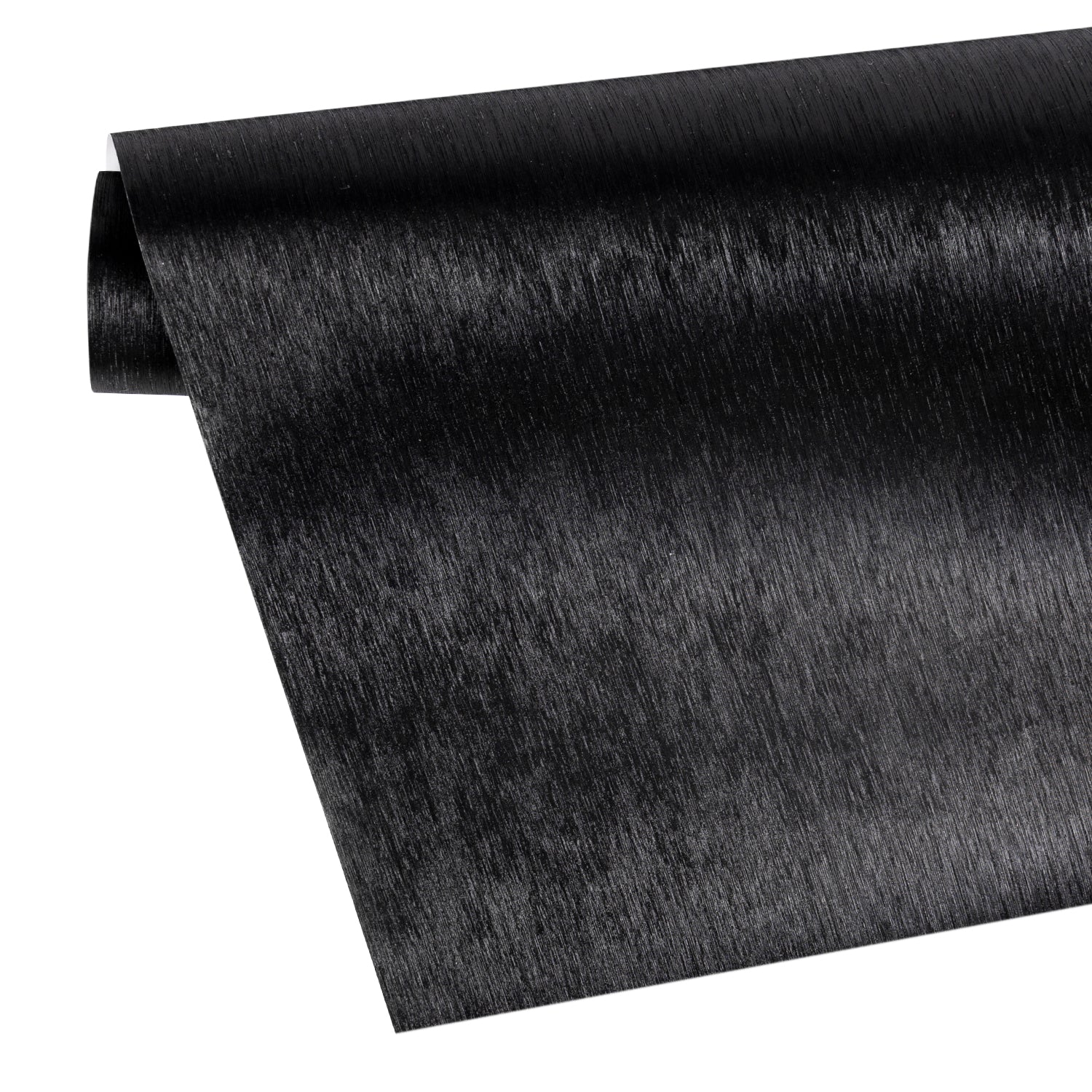Brushed Aluminum Texture Metallic Wrapping Paper Roll Black Ream Wholesale Wraphaholic