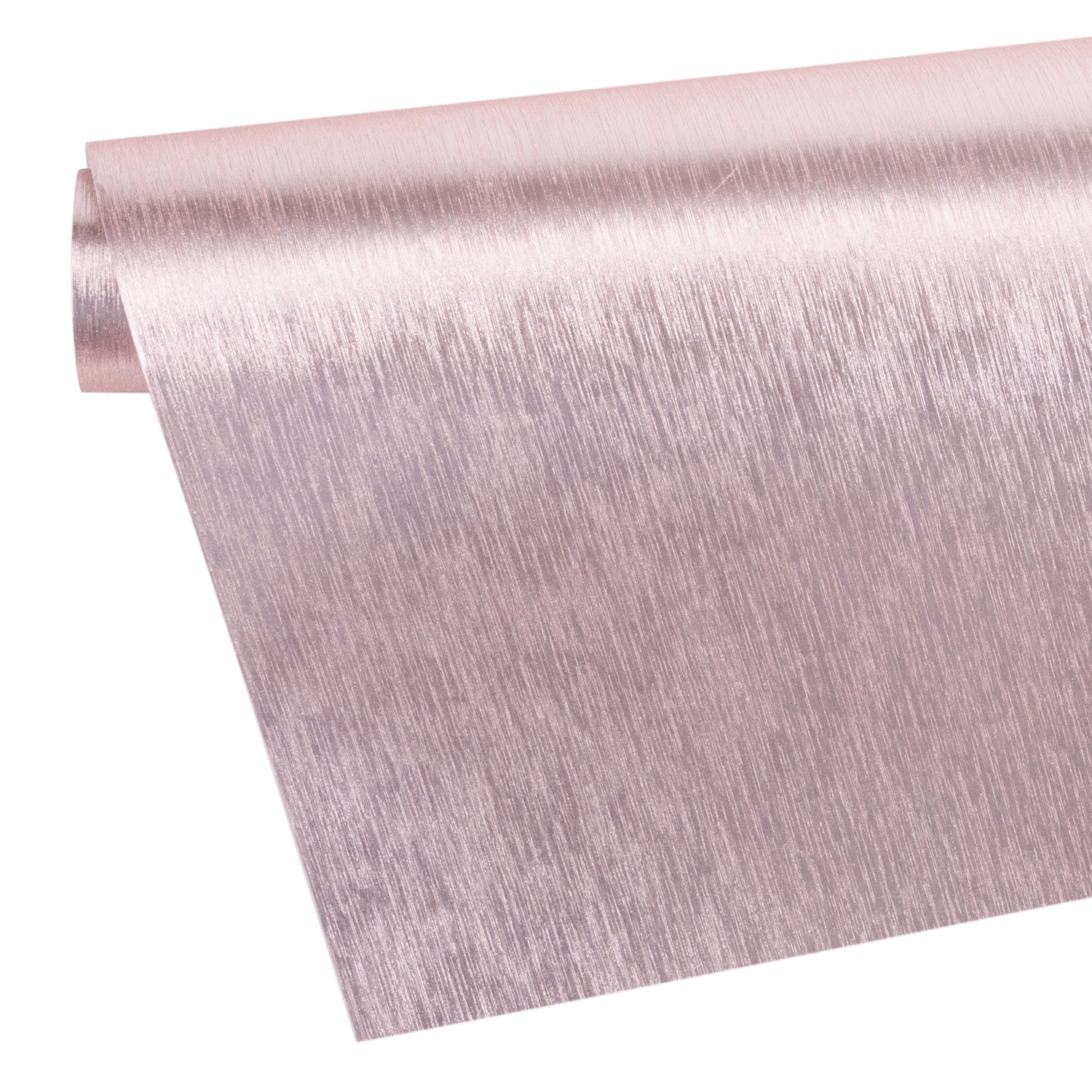 Brushed Aluminum Texture Metallic Wrapping Paper Roll Pink Ream Wholesale Wraphaholic