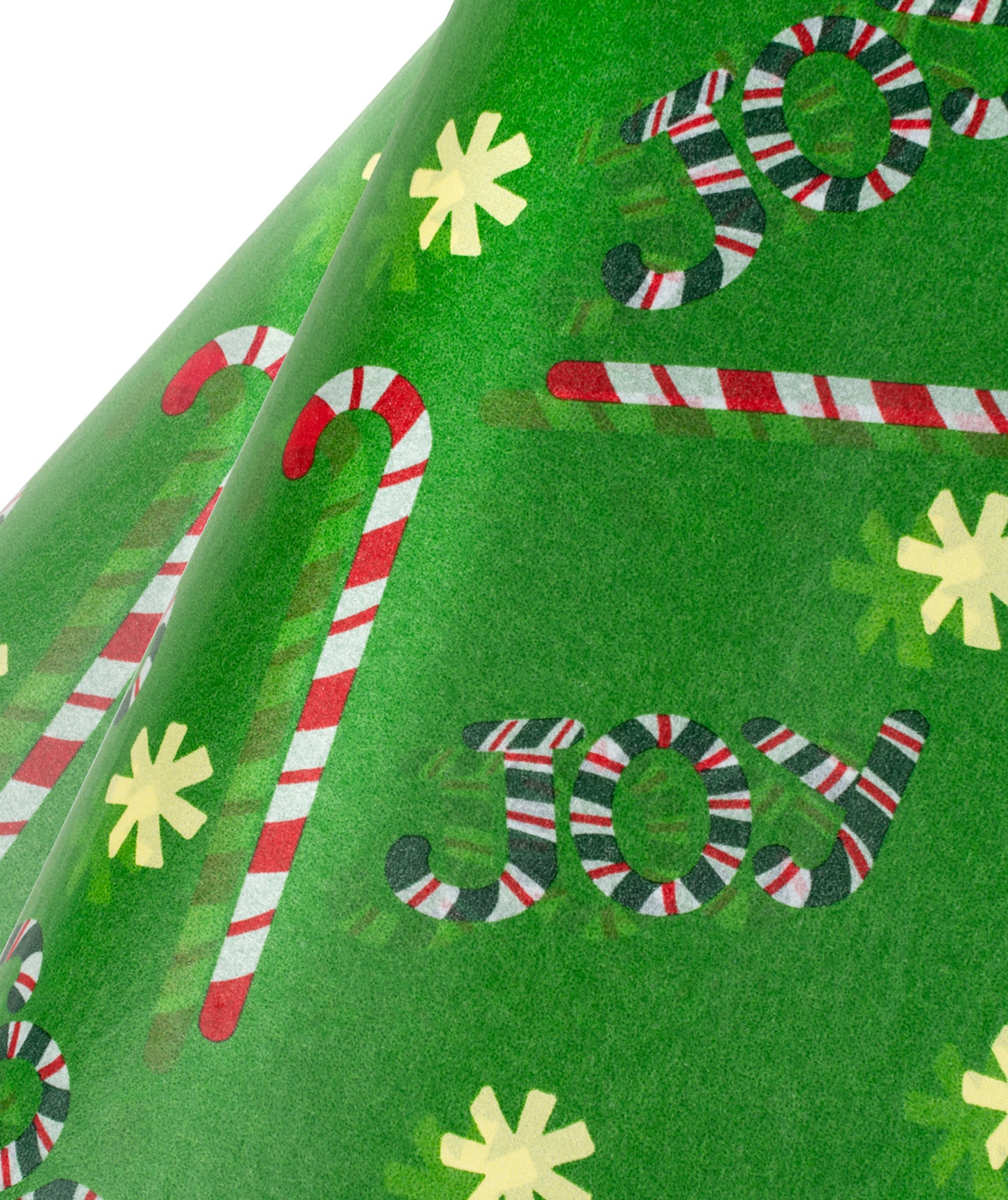 Christmas Candy Cane Green Tissue Paper 20" x 30" Bluk Wholesale Wrapaholic