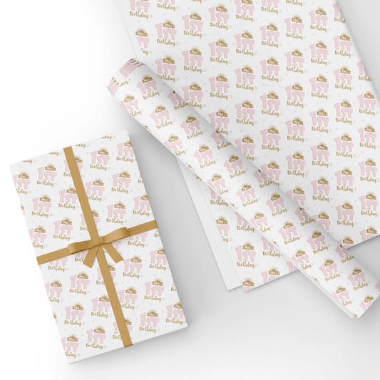 1st Birthday Flat Wrapping Paper Sheet Wholesale Wraphaholic