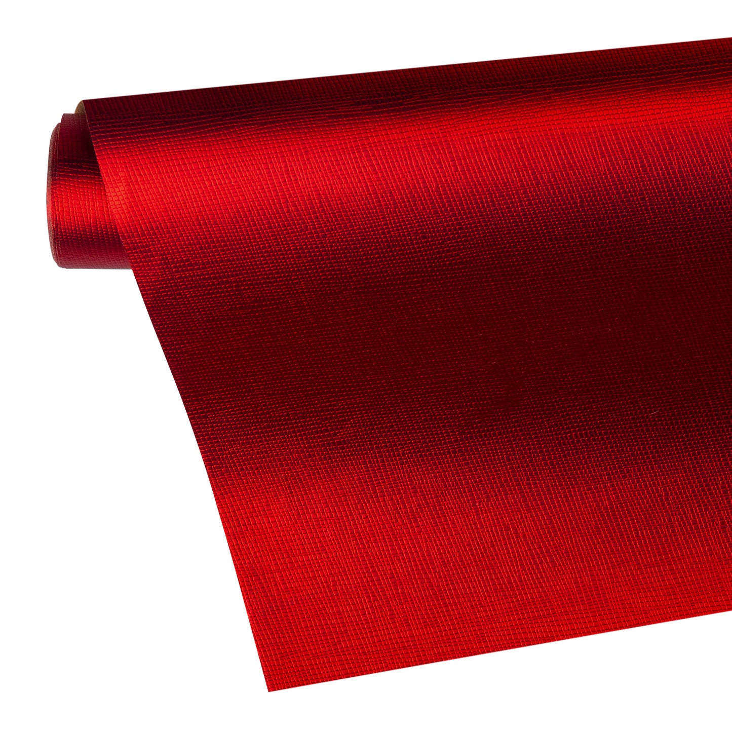Embossed Cross Grain Wrapping Paper Roll Red Ream Wholesale Wrapaholic