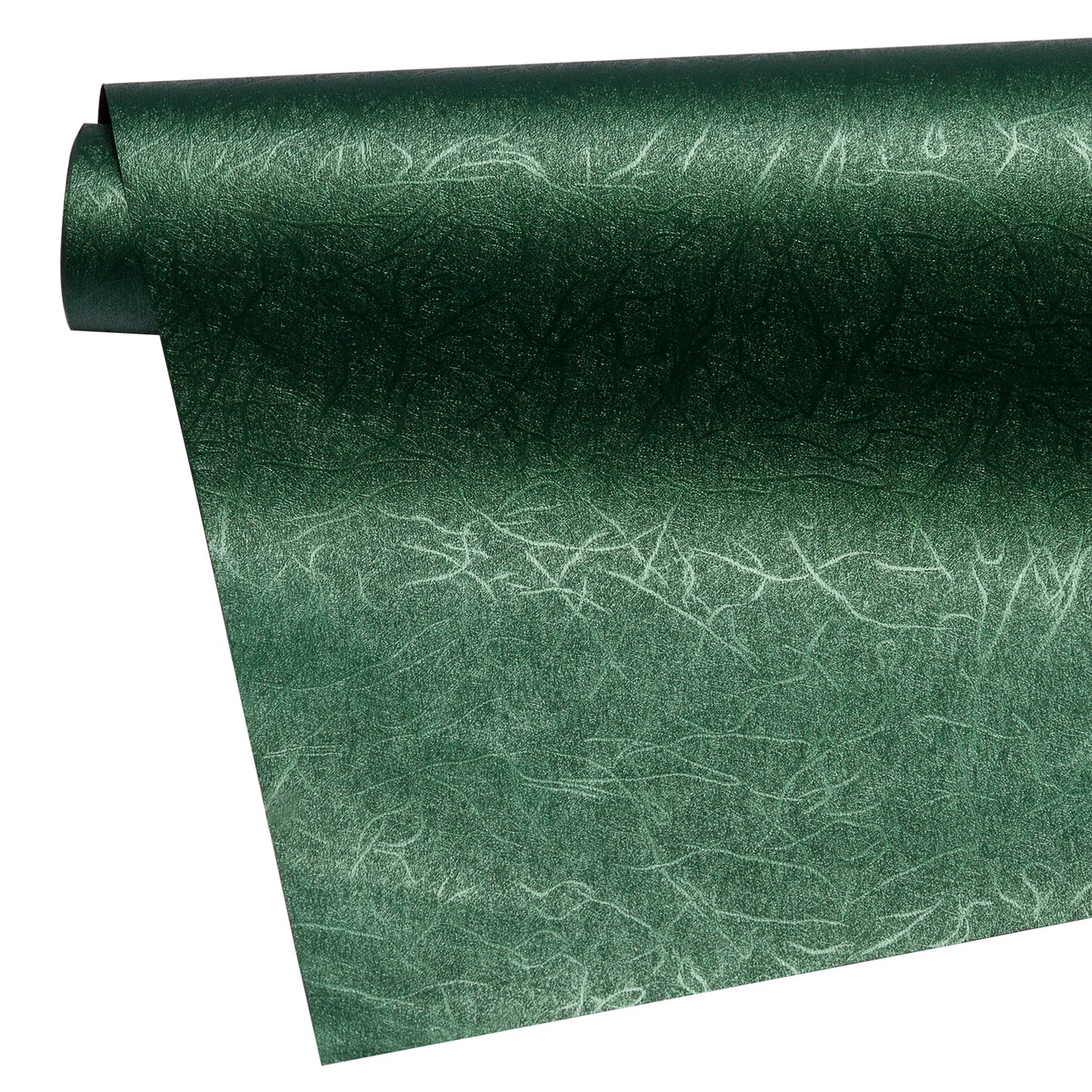 Embossed Lenny Grain Wrapping Paper Roll Forest Green Ream Wholesale Wrapaholic